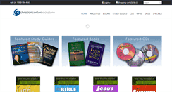 Desktop Screenshot of christiancenterbookstore.com